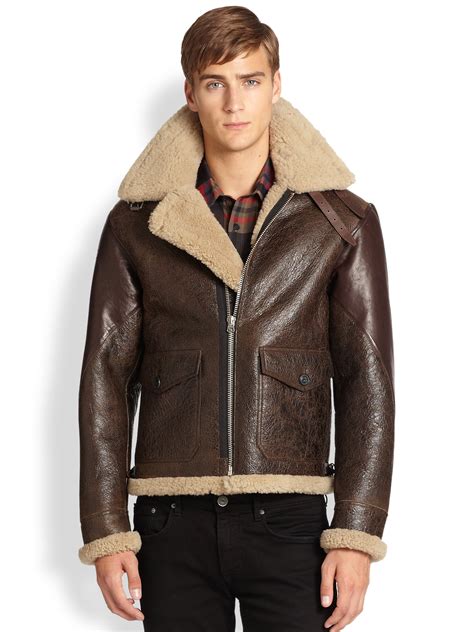 burberry shearling coat 2011|burberry leather jacket men's.